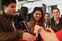 Jedes Jahr kommen über 18.000 Studenten, Absolventen und Young Professionals aus ganz Deutschland zur Karrieremesse nach Berlin