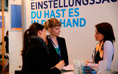 Employer Branding am Messestand von Hays